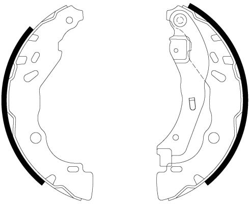 HELLA PAGID Комплект тормозных колодок 8DB 355 002-641